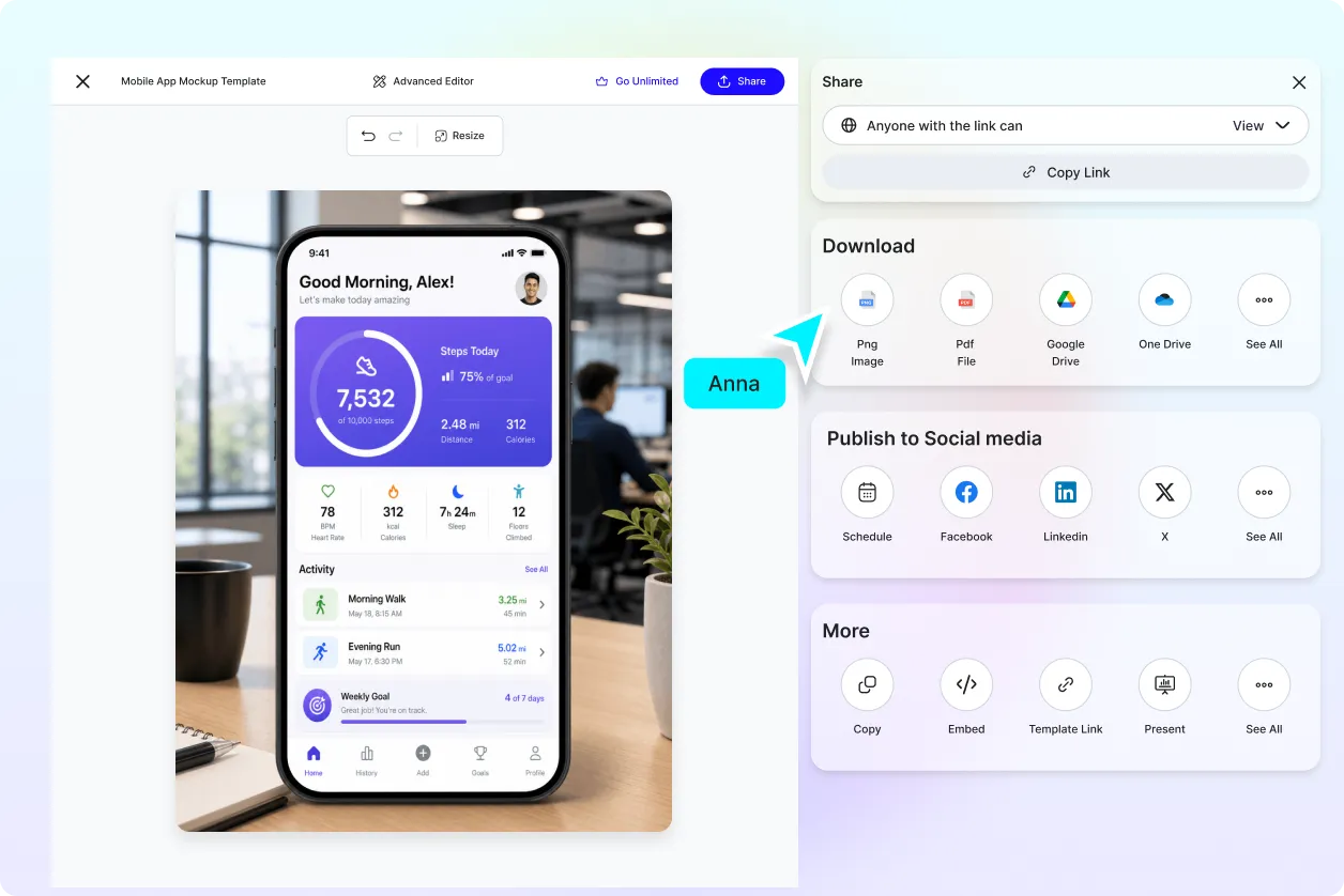 Free AI Mobile App Mockup Generator & Mobile App Mockup Maker Online